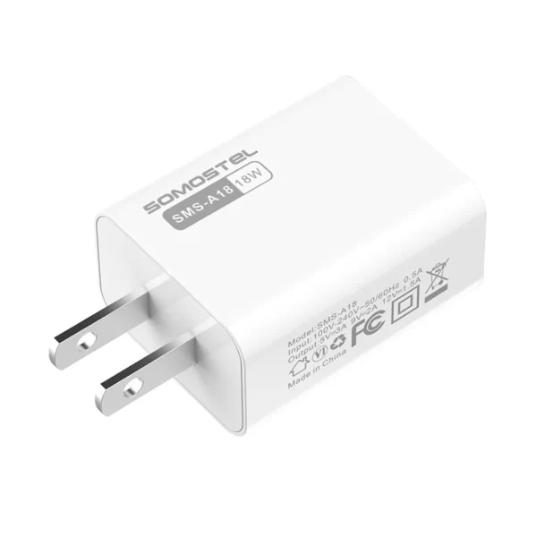 SOMOSTEL SMS-A18 18W QC3.0 Fast Charger Kit - 1