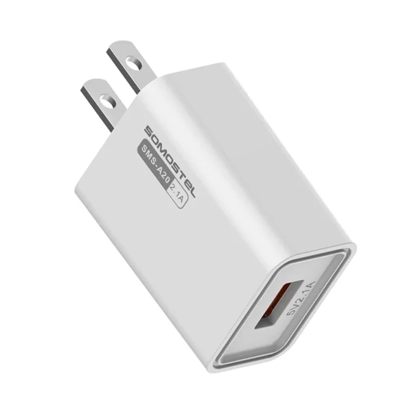 SOMOSTEL SMS-A20 10W Portable Travel Charger Adapter With Cable -3