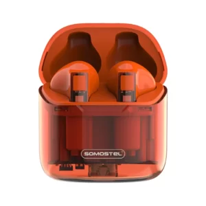 SOMOSTEL SMS-J12 Tws Earbuds With Transparent Charging Case - 1