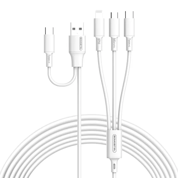 SOMOSTEL SMS-BT14 6 In 1 Multifunctional Universal Charging Cable -1