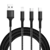 SOMOSTEL SMS-BW09 2.4A Fast Charging Cable with Green Indicator Light - 1