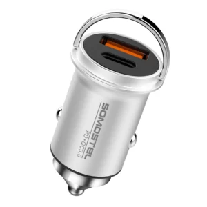 SOMOSTEL SMS-A39 30W PD + QC3.0 Mini Car Charger1