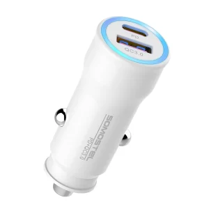 SOMOSTEL SMS-A90 38W QC3.0 + PD Mini and Light Weight Car Charger -4
