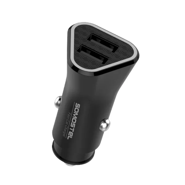 SOMOSTEL SMS-A93 12W Dual-USB Car Charger -1