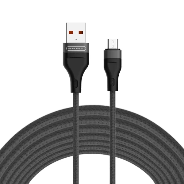 SOMOSTEL SMS-BW15 2.4A Fast Charging USB Data Cable -1