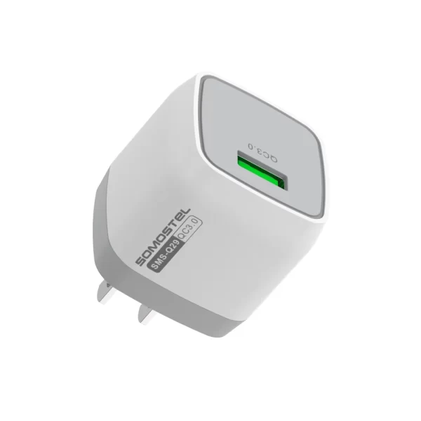 SOMOSTEL SMS-Q29 18W C3.0 Mini Fast Charging Adapter -2