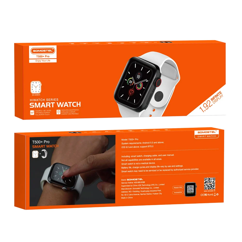 SOMOSTEL SOMOSTEL T500 PRO Multi function Smart Watch