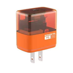 SOMOSTEL SMS-Q39 Semi Transparent Housing Design PD 25W Fast Charger -6