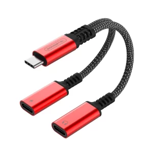 SOMOSTEL SMS-BZ18 2-In-1 Charging + Music Audio Adapter Cable -2