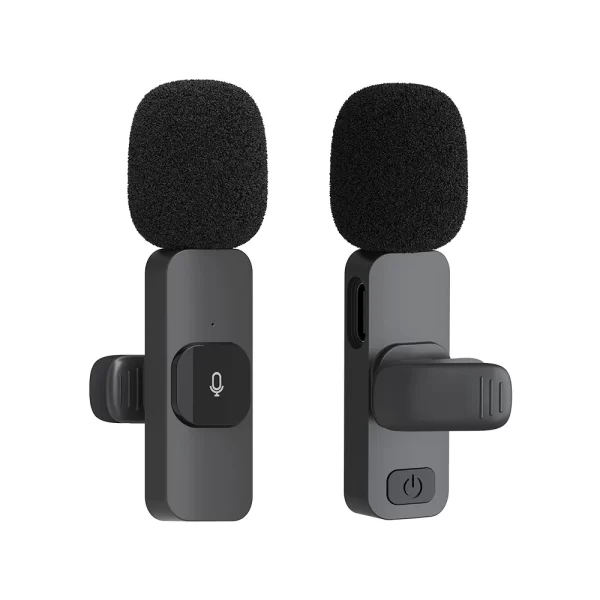SOMOSTEL SMS-GM17 Wireless Lavalier Microphone For Live Stream Interview -3