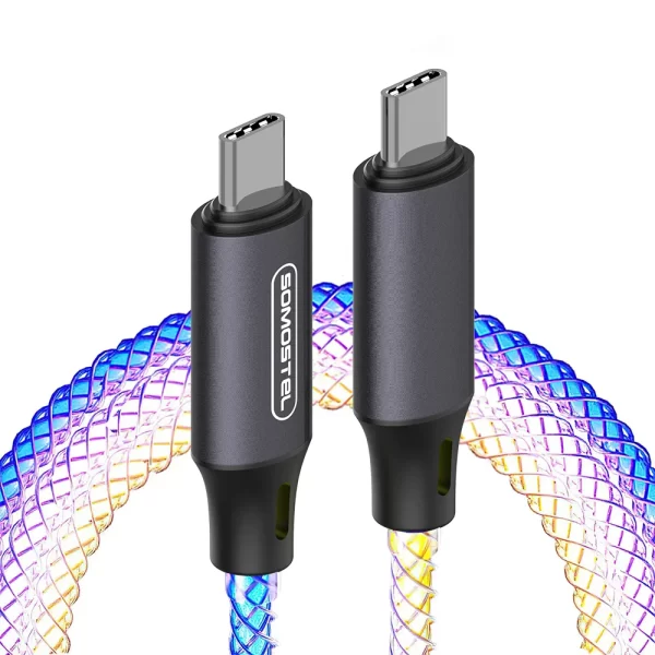 SOMOSTEL SMS-BY06 RGB Colorful PD Data Cable -6
