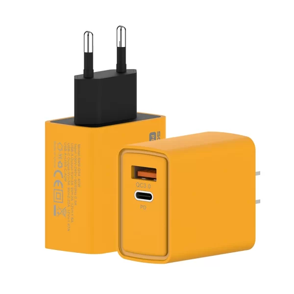 SOMOSTEL SMS-Q54 40W PD + QC3.0 Dual Port Fast Charging Adapter-2