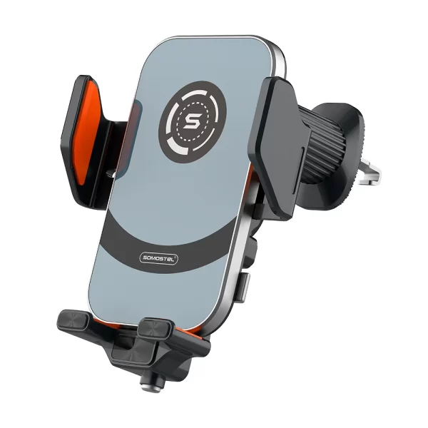 SOMOSTEL SMS-ZB42 Smart Sensor Vehicle Car Bracket Support 15W Wireless Fast Charging -1
