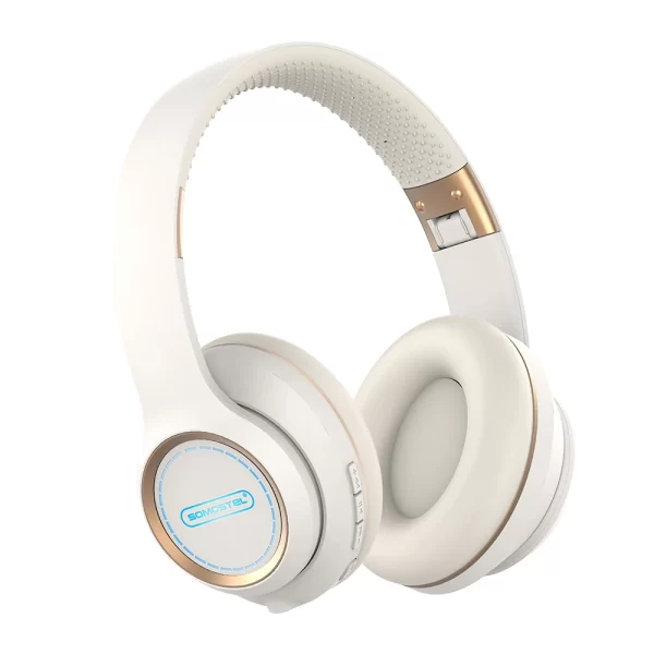 SOMOSTEL SMS-CJ32 Wireless Headset with Dazzling Lighting Effect Breathable Earmuffs Info-3