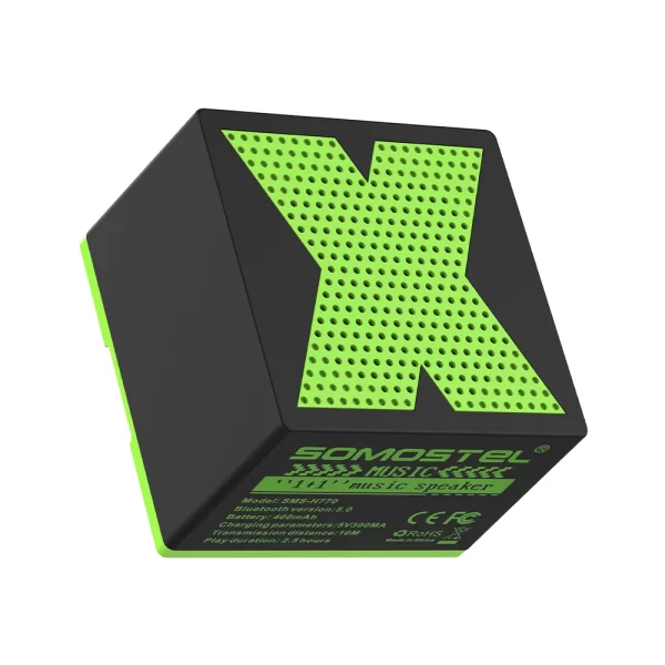 SOMOSTEL SMS-H770 3D Square Shape Portable Mini Wireless Speaker -1