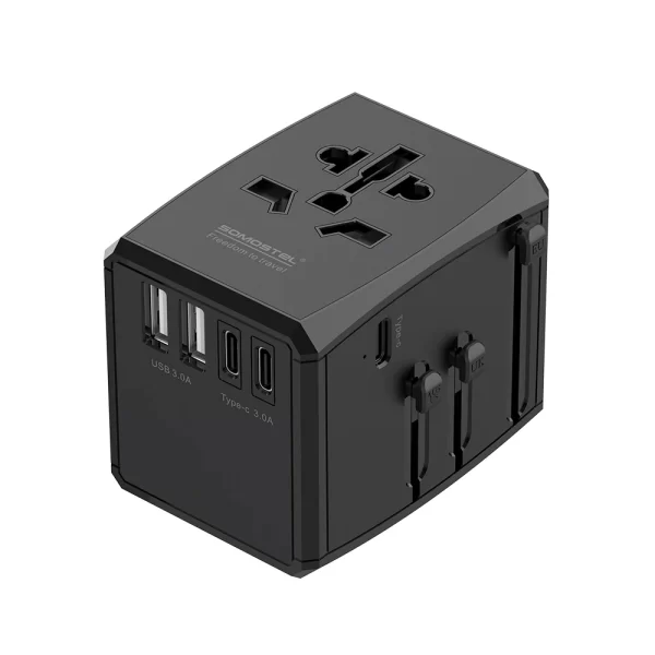 SOMOSTEL SMS-Q58 30W Fast Charging Global Universal Travel Adapter -2