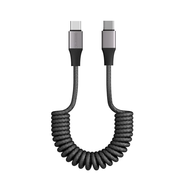 SOMOSTEL SMS-BW38 Elastic Design PD60W 27W Super Fast Charging Data USB Cable -2