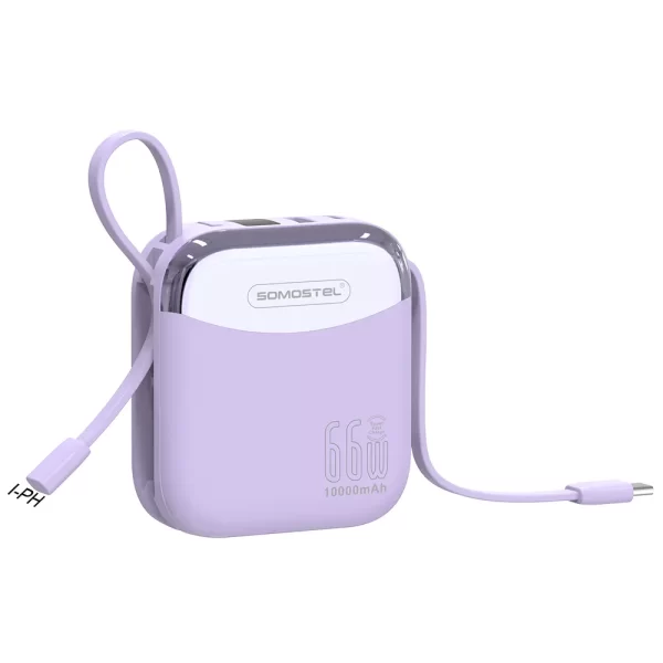 SOMOSTEL SMS-DY16 10000mAh Elf-Contained Charging Cable Power Bank -8