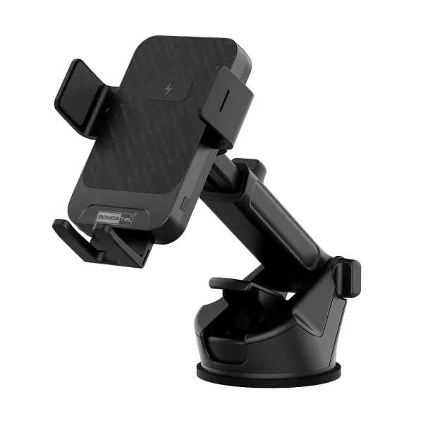 SOMOSTEL SMS-ZB61 Car Mounted Suction Cup Bracket Support 15W Wireless Charging -1