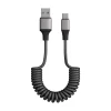 SOMOSTEL SMS-BW36 Spring Stretch Design 3.1A Max Fast Charging Data USB Cable 3