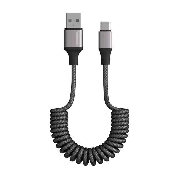 SOMOSTEL SMS-BW36 Spring Stretch Design 3.1A Max Fast Charging Data USB Cable 3