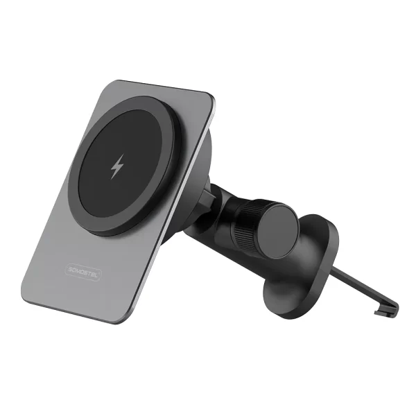 SOMOSTEL SMS-ZB57 15W Magnetic Wireless Charging Car Phone Bracket -1